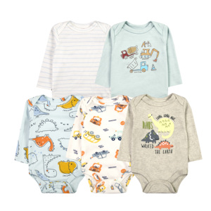 Mameluco con Estampado <span class=keywords><strong>de</strong></span> Dibujos Animados para Recién Nacido, 12 Meses, Manga Larga, Ropa <span class=keywords><strong>de</strong></span> Bebé Completa y Linda - Product Image 1