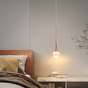Un piccolo <span class=keywords><strong>lampadario</strong></span> per il comodino in camera da letto, un lusso leggero e un muro di sfondo minimalista e un piccolo <span class=keywords><strong>lampadario</strong></span> creativo - Product Image 2