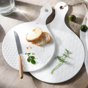 Design en relief <span class=keywords><strong>de</strong></span> haute qualité ustensiles <span class=keywords><strong>de</strong></span> cuisine assiettes et tasses ensembles <span class=keywords><strong>vaisselle</strong></span> bol <span class=keywords><strong>de</strong></span> service <span class=keywords><strong>de</strong></span> fruits <span class=keywords><strong>vaisselle</strong></span> en céramique blanche - Product Image 3