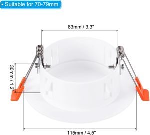 5W7W9W Ultrathin IP44 Aluminum <b>Modern</b> <b>LED</b> Downlight <b>Ceiling</b> Lamp 6000K Daylight Ra80 CRI for Home Office Shopping Mall Hotel - Product Image 2