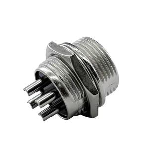 Conector de Aviación GX12 de 2 Núcleos, 3P-6 Pines, Enchufe de Aleación de Cobre y Zinc, Adaptador de Conexión para Equipos de Energía, Macho y Hembra, IP40, Automotriz, 8 Din - Product Image 3