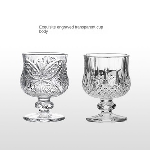 Petit verre à <span class=keywords><strong>vin</strong></span> <span class=keywords><strong>blanc</strong></span> domestique verres à boire One-Bite fruits sculptés et spiritueux courts pour femmes - Product Image 5