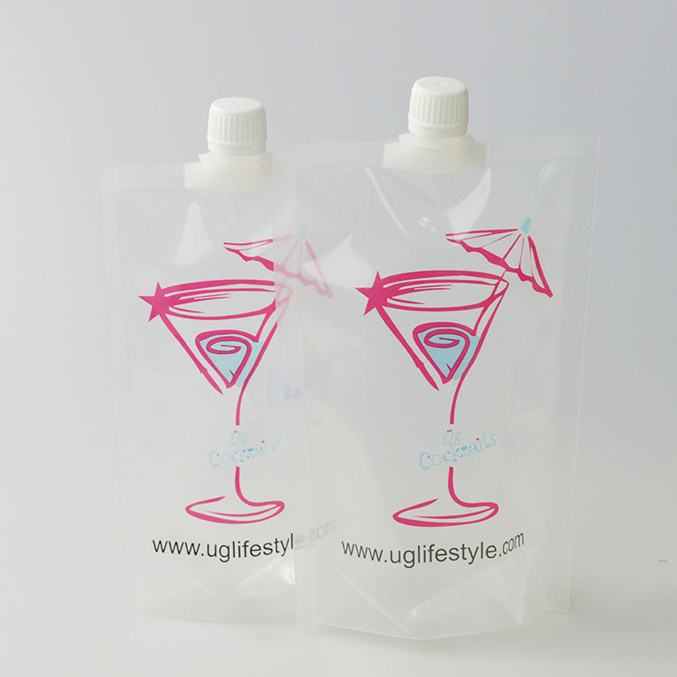 Transparent spout pouch