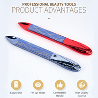 Lime à ongles pointue colorée Ironass Nail Glass Logo personnalisé Sac d'opp écologique Double Nano Glass File