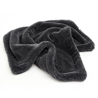 En gros, Chiffons et serviettes de séchage en microfibre à boucles torsadées 600 1200 Gsm pour le lavage, l'entretien et le detailing automobile