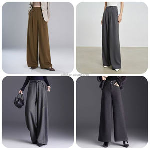 <span class=keywords><strong>Pantaloni</strong></span> <span class=keywords><strong>Eleganti</strong></span> da Ufficio per Donna, a Campana, <span class=keywords><strong>Vita</strong></span> Alta, Primaverili/Estivi, Tinta Unita, Sottili, Gamba Larga, Casual, Comodi ed Elastici - Product Image 2