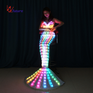 Fashion LED Light up Mermaid <strong>Dress</strong> <strong>Costumes</strong>, <strong>Fancy</strong> Neon Clothing for Entertainment - Product Image 3