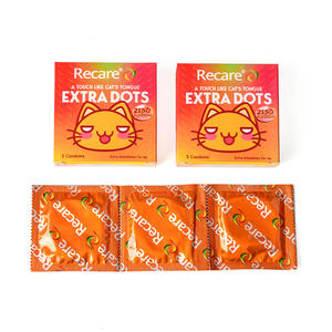 Condón de Látex Recare Extra Dots para Hombre con Estimulación de Partículas y Placer Mejorado - Product Image 4