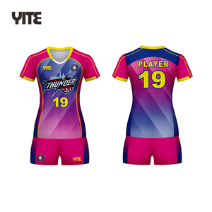 All'ingrosso maglia da <span class=keywords><strong>pallavolo</strong></span> <span class=keywords><strong>di</strong></span> alta qualità completo sublimata per ragazze uniforme da <span class=keywords><strong>pallavolo</strong></span> <span class=keywords><strong>Set</strong></span> - Product Image 2