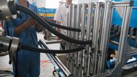 Zhejiang baina-máquina extrusora de caucho de alimentación en frío de tipo vacío, tornillo único/máquina de extrusión de goma BAINA