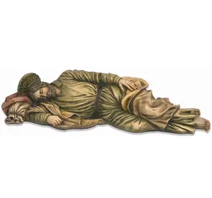 Hars Slapen Saint Joseph Standbeeld Groothandel Souvenirs Polyresin Goedkope Handwerk Producten Religieuze Standbeelden Groothandel