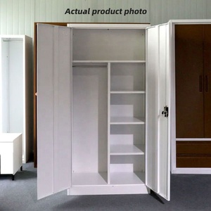 <span class=keywords><strong>Armario</strong></span> Metálico de Acero, Guardarropa de Oficina, <span class=keywords><strong>Organizador</strong></span> de Archivos, Alacena de Almacenamiento para Dormitorio o Gimnasio - Product Image 3