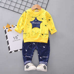Vente Flash Nouveau Style Produit Populaire Vêtements pour Enfants Vêtements pour Enfants en Gros T-shirts Ensembles de Pantalons Hip pour Garçons - Product Image 3