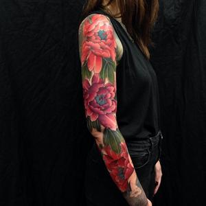 De seguro los hombres y las mujeres impermeable Artificial de <span class=keywords><strong>brazo</strong></span> completo cuerpo tatuaje temporal pegatinas - Product Image 1