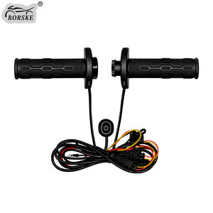 Manillar eléctrico de silicona para motocicleta todoterreno, interruptor CNC 5 + 1, memoria de engranaje, Control de temperatura, empuñaduras calefactables eléctricas - Product Image 4