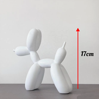 Nouveau matériau vinyle 17/25cm Ballondog pour la peinture DIY Fluid Bear, comme décoration d'intérieur ou cadeau, pour la peinture par transfert, Bubble Dog