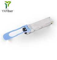 Módulo SFP QSFP+ 40G LR4, Transceptor de Fibra Óptica Monomodo LC Dúplex de 1310nm y 10km, con DDM y DOM
