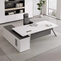 Ensemble de bureau et chaise de direction de luxe - Mobilier de bureau moderne en bois avec des caractéristiques écologiques pour la maison ou l'utilisation par les PDG
