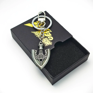 Llaveros Metálicos Personalizados Creativos con Logotipo <span class=keywords><strong>de</strong></span> Empresa, Diseño 2D y 3D, Letras <span class=keywords><strong>de</strong></span> Dibujos Animados Fundidas a Presión, Esmalte Duro, Llaveros <span class=keywords><strong>JOJO</strong></span> al por Mayor - Product Image 6