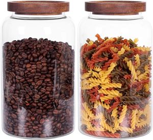 Vente en gros de contenants alimentaires en verre borosilicate de haute qualité, résistants à la chaleur, écologiques, à grande capacité, avec joint sous vide - Product Image 1