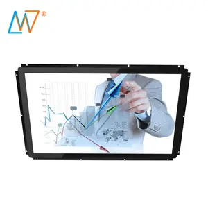 Display capacitivo del monitor del touch screen dell'affissione a cristalli liquidi widescreen economico da 27 pollici per le macchine del chiosco