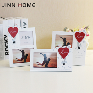 Stampa su misura 4x6 e 5x7 bianco paesaggio cornice di legno <span class=keywords><strong>cornici</strong></span> <span class=keywords><strong>con</strong></span> cuori palloncino decorazione <span class=keywords><strong>per</strong></span> la decorazione della tavola di casa - Product Image 6