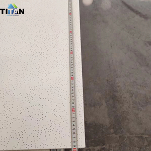 Plaque de <span class=keywords><strong>plafond</strong></span> acoustique insonorisante en fibres minérales <span class=keywords><strong>600x600</strong></span>, prix usine, compatible chargement mixte 1x40HQ - Product Image 6