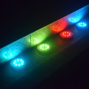 Luces solares para jardín, paquete de 4 luces LED que cambian de color, impermeables, para exteriores, para decoración de caminos y patios - Product Image 2