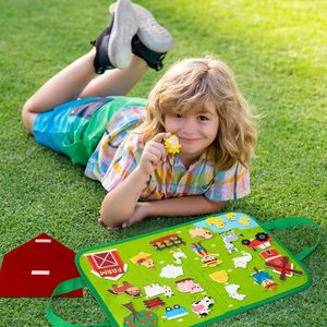 Travel Felt Board Set 25PCS - Farm Animals for Kids, Portable <b>Educational</b> Toddler Storytelling <b>Kit</b>, Early Learning Birthday Gift - Product Image 5