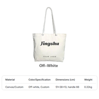 Sac fourre-tout élégant en toile neutre avec poignées en corde de coton, logo personnalisé, sac de courses durable et réutilisable pour les courses et les courses quotidiennes