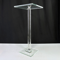 60cm Hauteur Fleur Stand Lustre De Mariage Table Cristal Pièce Maîtresse MH-Z0485