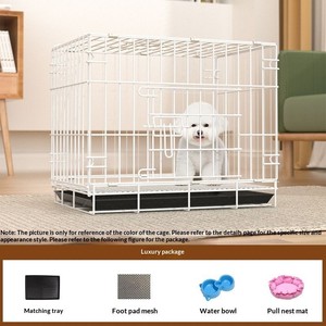 Trasportino Pieghevole Moderno in Ferro e Acciaio Inossidabile per Cani e Gatti di Piccola Taglia - Gabbia Pieghevole Ecologica per Animali Domestici - Product Image 3