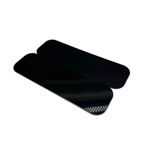 Protector rectangular negro de policarbonato de grado óptico para componentes electrónicos, alta resistencia a impactos - Product Image 3