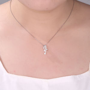 18K oro auténtico diamante redondo hecho a mano de lujo de alta calidad colgante joyería para mujeres diseño Irregular hermoso para aniversario - Product Image 2