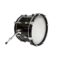 16 X 10 Professional Double Layer Electronic Kick Bass Drum Pad with Mesh Head and Non-Slip Bass Kick Drum Trigger for Drums Set