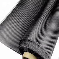 Tissu en fibre de carbone 360 g/m² 6K sergé ou uni, toile de carbone sèche robuste pour composants automobiles et moulage sous vide de résine