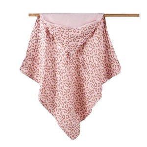 Trùm đầu bé Muslin cotton khăn tắm sơ sinh chăn bãi biển hình vuông Áo choàng tắm - Product Image 6