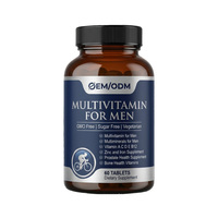 Comprimés Complexe Santé Masculine OEM/ODM – Multivitamines et Minéraux pour Vitalité Quotidienne, Soutien aux Performances, Supplément Nutritionnel Sportif
