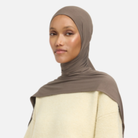 Hijab en jersey de bambou léger 2026, logo personnalisé imprimé, marque privée, fournisseur d'usine