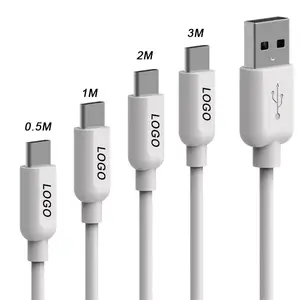 מודל פרטי פופולרי USBC סוג C מהיר טעינת USB C כבל עבור סמסונג עבור Huawei טלפונים