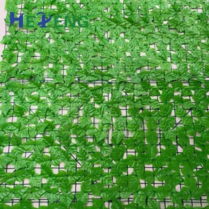 Mur végétal artificiel en buis et érable avec feuillage lumineux en PE et PP, haie <span class=keywords><strong>de</strong></span> fleurs, clôture haute - Product Image 2