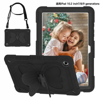 Coque de protection pliable en silicone avec support multi-angles pour iPad 9e/8e/7e génération 10,2 pouces – Vente en gros