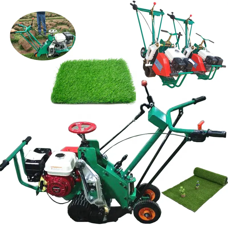 Sod cutter grass cutting machine manual petrol lawn mower