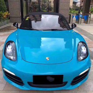 Film de protection de voiture en vinyle de protection intelligent de sécurité multicolores 1,52*18m PVC Highlight Crystal Miami Blue - Product Image 2