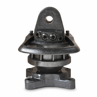 Rotateur hydraulique avec grappin à bois EWC620, force de fendage de 26 tonnes, accessoire d'excavatrice, rotation illimitée à 360°