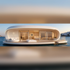 Casa Mobile Modulare Prefabbricata <span class=keywords><strong>in</strong></span> <span class=keywords><strong>Acciaio</strong></span>, Villa a Capsula Triangolare a Due Piani per Camere d'Albergo e Uffici - Product Image 1