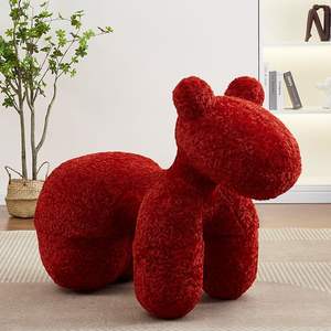Kids' Sofa Bear Shape Soft <b>Stool</b> For Children's Room Living Room Decor - Product Image 3