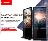 Kiosque tactile Android Windows, écran totem, lecteur publicitaire, écran LCD ultra-fin, affichage au sol pour intérieur, ascenseur, magasin de détail