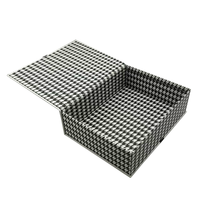 Boîte à bijoux en carton blanc de luxe personnalisée Colliers de luxe boucles d'oreilles matériaux recyclés montres à gaufrage laminage mat