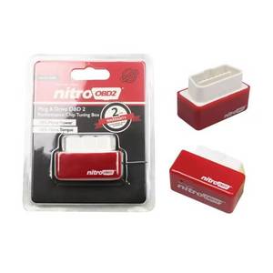 XUANMING Super <span class=keywords><strong>Nitro</strong></span> Fuel Saver ECO OBD2 Plug-and-Drive Performance Enhancer Fuel Economizer Vert/Jaune/Rouge OLIVER Compatible - Product Image 3